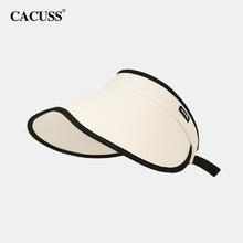 88VIP会员：CACUSS 防晒帽子女款夏可折叠户外空顶帽透气防紫外线遮阳帽大帽檐