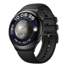 京东百亿补贴、plus会员：华为（HUAWEI）WATCH 4 幻月黑 46mm表盘 eSIM独立通话 微信手表版 华为运动智能手表