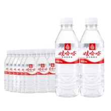 娃哈哈 纯净水 596ml*12瓶 & 350ml*24瓶 整箱装