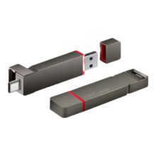 ThinkPlus联想 256G 移动固态u盘 双接口USB3.2 Type-c