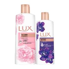 LUX 力士 沐浴乳促销装(恒久嫩肤+幽莲魅肤)沐浴露400G+180G