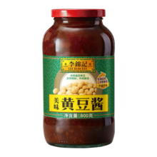 李锦记  LEEKUMKEE黄豆酱大豆蘸酱拌面拌饭焖炖炒菜家用火锅调料豆瓣酱调味酱炸酱面 800g