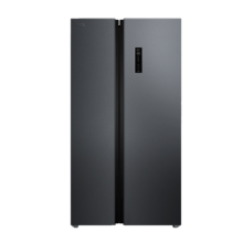 plus会员:TCL  超大容量超薄冰箱 对开门 一级能效 双循环风冷 R650T3-S晶岩灰 650升
