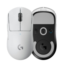 罗技（G） PRO X SUPERLIGHT无线游戏鼠标 狗屁王二代GPW2代 逻辑机械电竞充电鼠标 GPW二代 白色