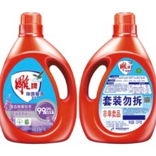 PLUS会员：雕牌 除菌馨香洗衣液 3.5kg*2瓶*2件
