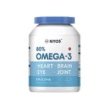 NYO3 挪威进口深海鱼鱼油软胶囊高浓缩omega3中老年鱼肝油