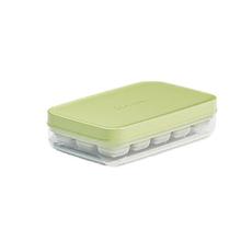 Jidaocook 硅胶冰块模具家用冰箱制冰盒按压带盖冻冰块神器食品级迷你冰盒 硅胶软底单个装