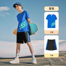 SKECHERS 斯凯奇 儿童短袖套装