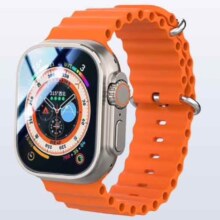 再补货：天禾元创 华强北智能手表顶配版 iWatch 【橙色】H13Ultra 锌合金真空镀