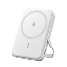 PLUS会员：Anker 安克 A1618 MagGo磁吸无线充电宝 5000mAh 带支架