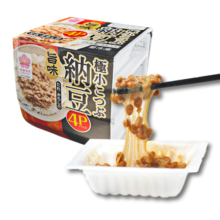 北昀 滨莉 北海道纳豆4盒(40g*4)日本原装进口 解冻即食 健康轻食