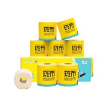 PLUS：斑布（BABO）斑布有芯卷纸 4层140克*24卷*3件
