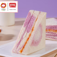 盼盼 芋泥肉松三明治 夹心面包980g/箱