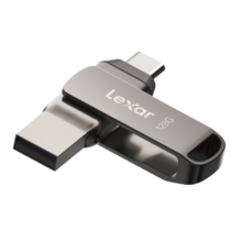 8日0点：Lexar 雷克沙 128GB USB3.1 Type-C手机U盘D400 手机电脑两用 金属双接口 OTG