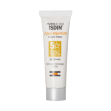 怡思丁（ISDIN）（效期2025.2.4）白金管水感防晒霜12ml SPF50+进口礼物通勤出行