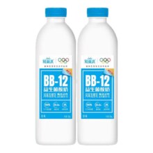 临期品: 蒙牛 冠益乳BB-12益生菌酸奶 1.08kg*2桶