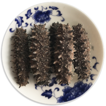 皇纯大连淡干海参干货 50g 6-10只御品 底播辽刺参 特产简装