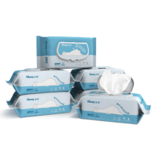 PLUS：舒洁（Kleenex）羊驼湿厕纸 家庭装80片*6包（480片）洁厕湿纸巾 *3件