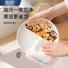 百亿补贴：陶典 抹布加厚洗碗布家用洗碗巾棉纱不沾油去污百洁布清洁茶具茶巾