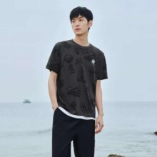 京东会员：杰克·琼斯（JACK&JONES）夏季新款 纯棉满印T恤（需凑单）