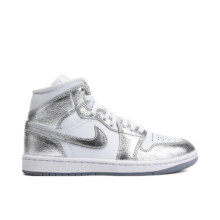 耐克（NIKE） 胜道运动 Air Jordan 1 MID AJ 液态银复古高帮运动 FN5031-100 38??