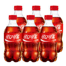 88VIP会员：Coca-Cola 可口可乐 碳酸饮料小瓶装汽水 300mlX6瓶