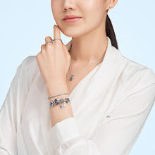PANDORA 潘多拉 璀璨星辰串饰蓝色星星diy串珠时尚高级感小众