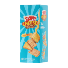 需首单：四季宝SKIPPY 芝士味夹心饼干 咸甜口感  200g