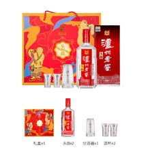泸州老窖头曲礼盒 浓香型白酒 55度 625mL 2瓶 +赠（一瓶六年头曲）
