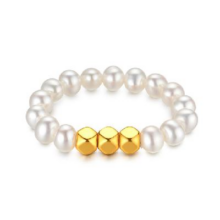 七夕好礼：LUKFOOK JEWELLERY 六福珠宝 足金淡水珍珠戒指 A03A1TBR0004