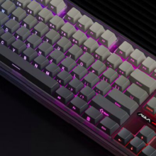 狼蛛（AULA）F87Pro客制化机械键盘 灰木轴V4