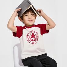 Gap 盖璞 男女幼童2024春夏纯棉小熊logo短袖T恤儿童装上衣586669
