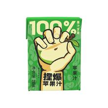 哪吒 捏爆百分百苹果汁饮料0浓缩纯果汁饮品整箱200ml*10健康盒装