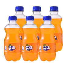 Fanta 芬达 可口可乐（Coca-Cola）300ml装 迷你小瓶装可乐汽水碳酸饮料Y 芬达300ml*6瓶