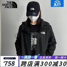 THE NORTH FACE 北面 冲锋衣男款24春季上新户外防水夹克连帽外套4UDN类8AUN 4UDN-JK3黑色 XL码180/108A
