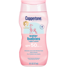 水宝宝（Coppertone）确美同清润防晒乳177mlSPF50高倍防晒霜防水防汗男女户外