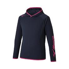 Mizuno 美津浓 网球速干长袖运动衫L藏青/粉 62JC1005