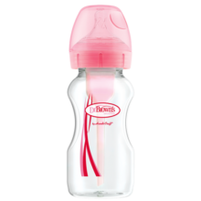 布朗博士新生儿奶瓶  防胀气婴儿奶瓶 轻便耐摔 粉色轻便耐摔 270ml 1-3月