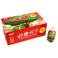 冠芳山楂树下山楂果汁果肉饮料不添加蔗糖350ml*15瓶酸甜可口整箱装