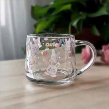 可爱印花刻度杯
