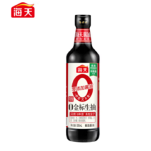 海天 0添加金标生抽500ml特级