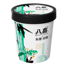 PLUS会员：八喜 冰淇淋 水墨印象系列青梅竹叶口味 283g*1杯*4件