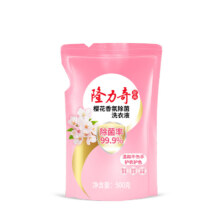 隆力奇（LONGRICH）樱花香氛除菌洗衣液护衣护色温和不伤手深层洁净机洗手洗 除菌洗衣液500g