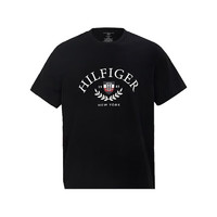 TOMMY HILFIGER 汤米希尔费格（Tommy Hilfiger）男士休闲短袖T恤09T4275 黑色 S