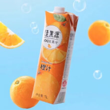 临期、PLUS会员：佳果源100%橙汁 1L*2件