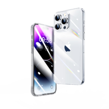 plus会员：京东京造 iPhone 15 Pro Max 高透磁吸壳 3件
