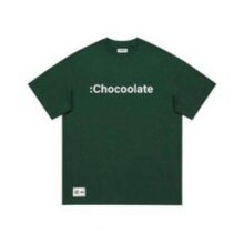 6日10点：I.T it :CHOCOOLATE男装2024春季简约男式印花短袖T恤