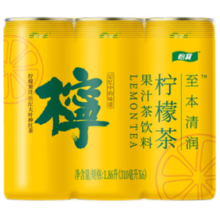 27日20点月黑风高！C'estbon 怡宝 至本清润柠檬茶饮料CAN装 310ml*6瓶 量贩装