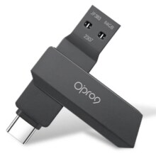 手机扩容盘 Type-C USB 3.2 手机U盘双接口 手机电脑两用 闪存盘 锖色 64GB