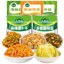 吉香居 泡椒豇豆酸豆角等泡菜下饭菜组合 30g*2袋+48g*3袋
